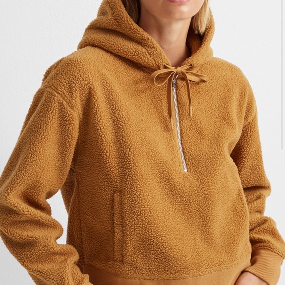Club Monaco Teddy Quarter Zip Hoodie - Picture 4 of 7